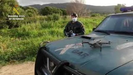 Vídeo de un dron de la Guardia Civil sobre Adiós