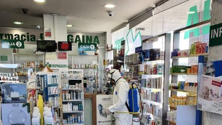 Desinfección de la farmacia Ripagaina 24h