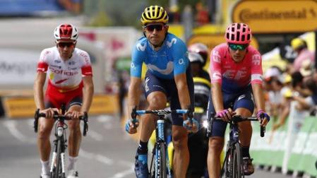 Imanol Erviti, en una de las etapas del pasado Tour de Francia.