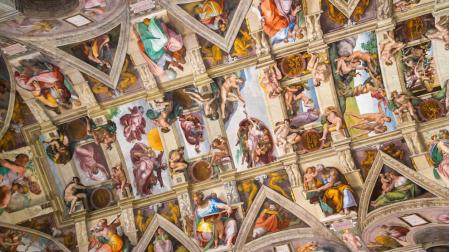 Fotografía de la Capilla Sixtina.