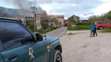 Un incendio causa daños importantes en una vivienda de Ardaitz