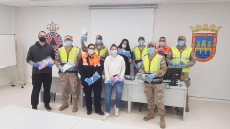 Tudela inicia el reparto de un gancho que evita tocar objetos