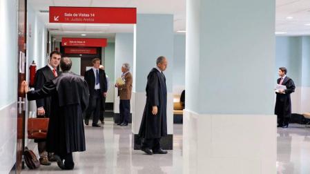 Una imagen que tardará en verse en el Palacio de Justicia.