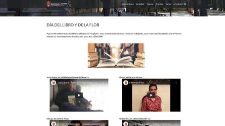 Pamplona celebra el 'Día del Libro' más virtual que nunca