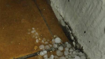 Una fuerte tormenta con granizo sorprende a Pamplona y Comarca