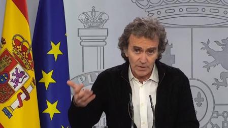 Rueda de prensa del director del Centro de Coordinación de Alertas y Emergencias Sanitarias, Fernando Simón