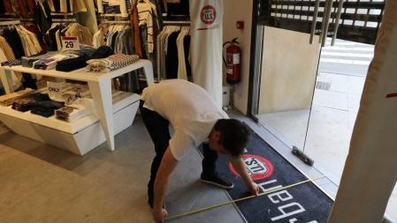 Apertura de comercios en Pamplona en la fase 0 de la desescalada.