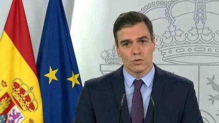 Pedro Sánchez: "No estamos siquiera entrando en la fase de desescalada"