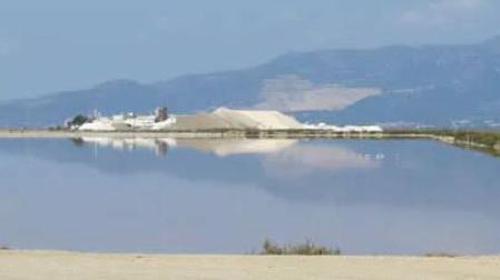 Las salinas de la punta de la Banya, ahora separada del continente.