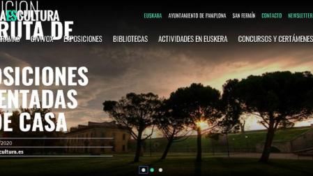 Pamplona es Cultura renueva la manera de mostrar sus contenidos en la web