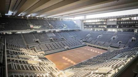 Roland Garros finaliza el techo retráctil de su pista principal