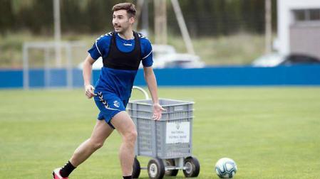 Los jugadores de Osasuna mejoran su técnica con ejercicios de habilidad