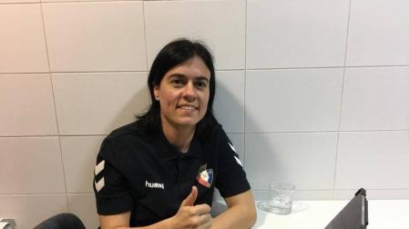 Kakun Mainz, en la rueda de prensa telemática de este martes.