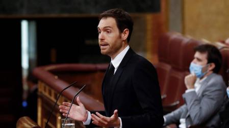 El diputado de UPN Sergio Sayas, en el Congreso.