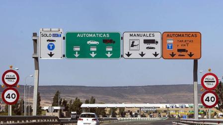El tránsito de vehículos en la AP-15 cae un 70% durante el confinamiento