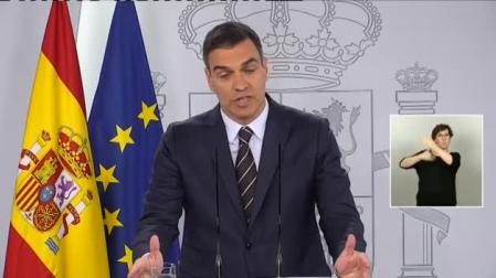 Vídeo: Pedro Sánchez da por superada la "gran ola de la pandemia"