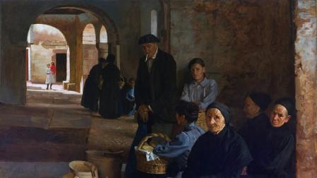 Dos obras del pintor pamplonés Javier Ciga viajan a Bayona