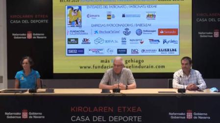 Presentación de las becas de la Fundación Miguel Induráin Fundazioa