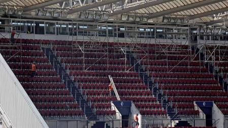 La nueva grada alta en Gol, Sur y Lateral comenzará a instalarse en junio