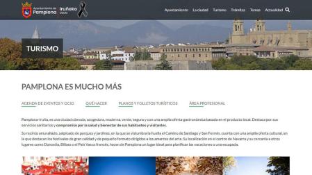 La web de turismo de Pamplona estrena un diseño adaptado