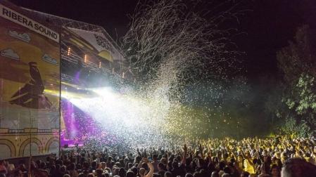 Imagen de uno de los conciertos del festival Ribera Sound del año pasado.