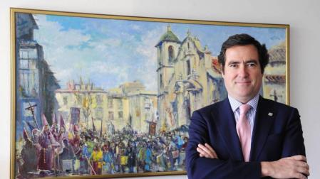 Antonio Garamendi, candidato a la presidencia de la CEOE.