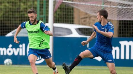 El Chimy vuelve a Tajonar y Osasuna se entrena en grupo dos meses y medio después