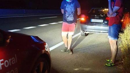 Dan positivo en speed tras ser sorprendidos pasando de Zaragoza a Navarra "a comprar tabaco"