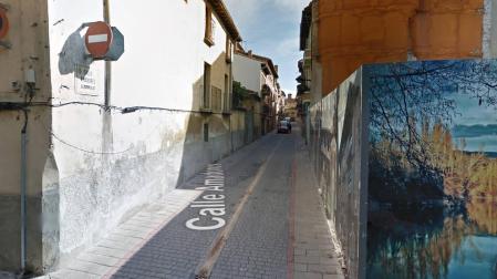 Sangüesa introduce cambios de tráfico en dos vías del centro urbano