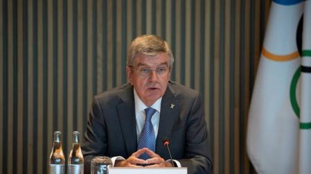 El presidente del COI, Thomas Bach.