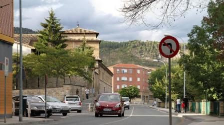 Calle Errotazar de la Rochapea.