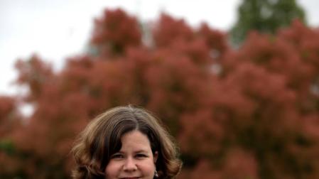 La lingüista pamplonesa Inés Olza, coautora del artículo científico, fotografiada esta semana.