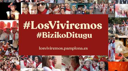 La iniciativa para reunir imágenes de Sanfermines para la campaña #LosViviremos recopila en sus primeros días más de 600 instantáneas