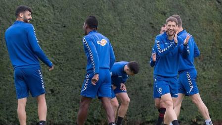 La plantilla de Osasuna se recupera a dos días de visitar a la Real Sociedad