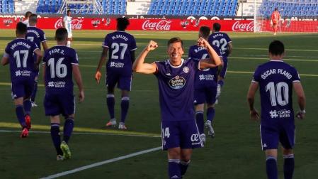 El Valladolid se impulsa ante un Leganés en problemas