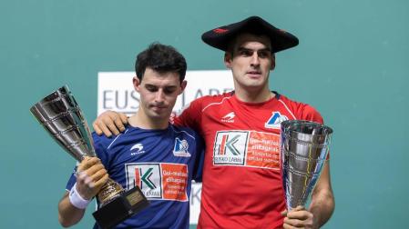Jokin Altuna y Joseba Ezkurdia, último campeón.