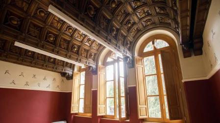 Así han quedado las salas de las instalaciones, ubicadas en el Palacio de Navarra y que se destinarán a uso público.