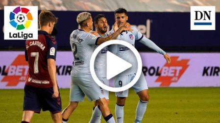 Resumen del Osasuna-Atlético: gol de Morata (0-4)