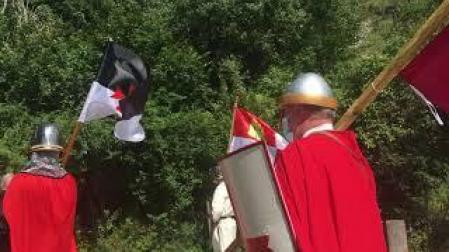 Vídeo de la llegada de la delegación de la Mochila de Luz a Arre