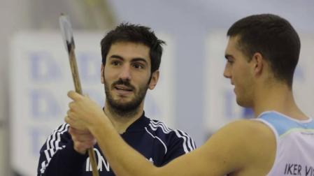 Fermín Eransus, junto con Iker Vicente en TDN.
