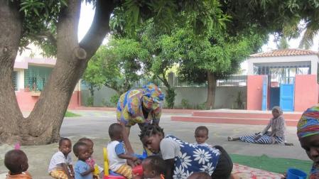 Centro infantil donde la enfermera jubilada realizaba su voluntariado.