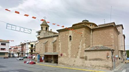 Exterior de la iglesia de Villafranca.