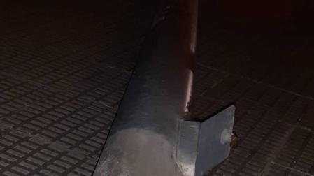 Orines de perro que derriban farolas