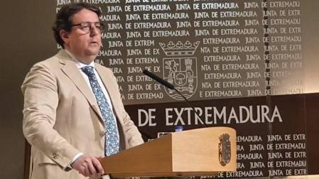 El vicepresidente segundo y consejero de Sanidad y Servicios Sociales de la Junta de Extremadura, José María Vergeles.
