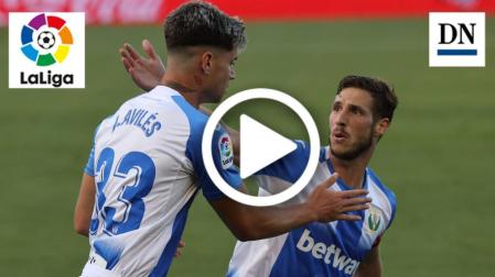 Resumen del Osasuna-Leganés: gol de Avilés (1-1)