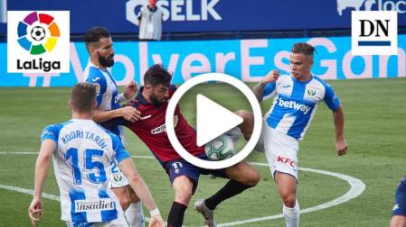 Resumen del Osasuna-Leganés en vídeo