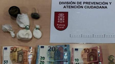 Detenidos por menudeo de drogas en Burlada y Pamplona