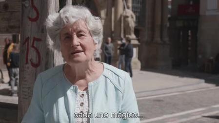 Vídeo: La pamplonesa Isabel de Diego recuerda que este año no habrá Sanfermines