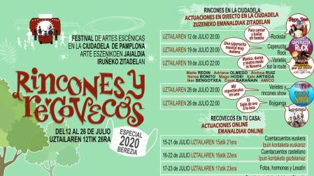 Cartel del programa del festival Rincones y Recovecos