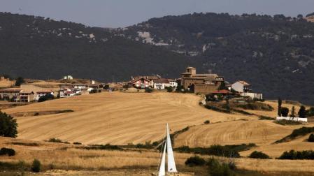 El cierzo irrumpirá esta tarde-noche barriendo la masa cálida de Navarra